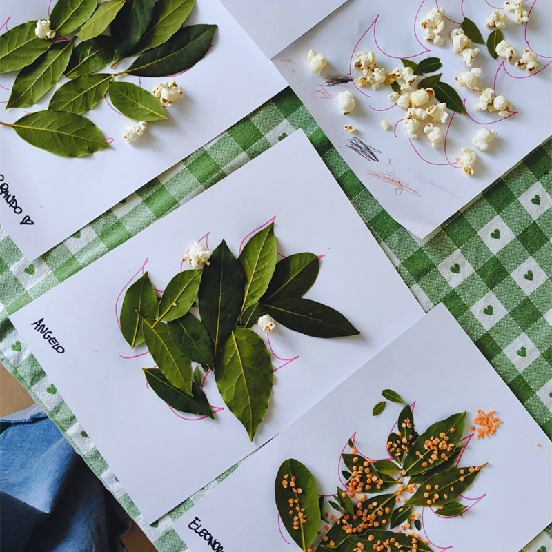 laboratorio arte con la natura